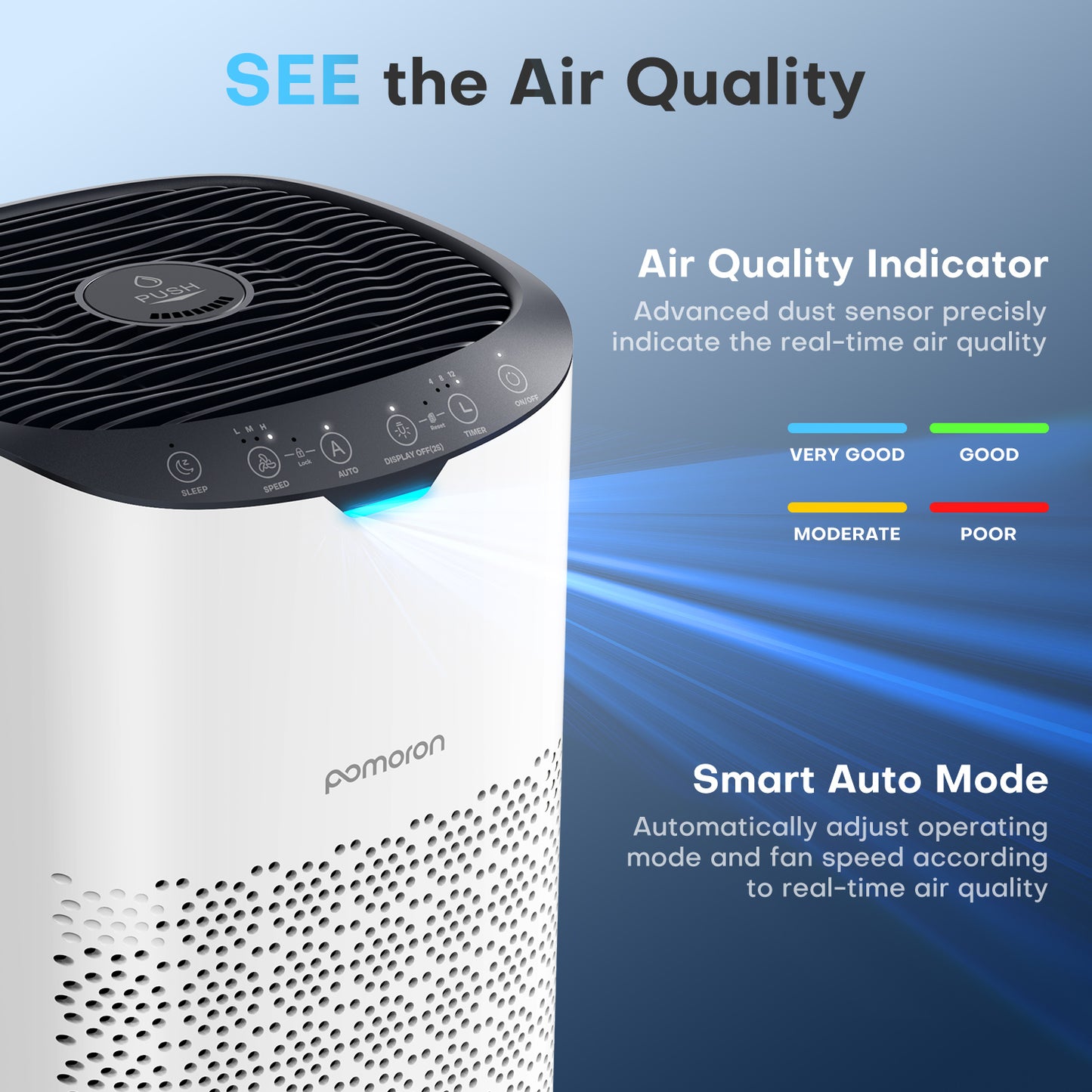 POMORON MJ003HD Air Purifier