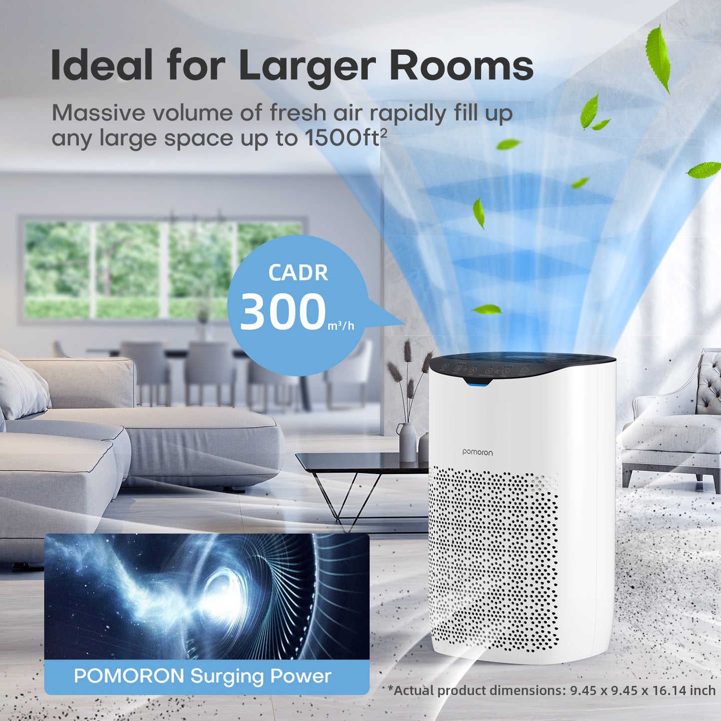 POMORON MJ003HD Air Purifier